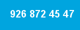 926 872 45 47 926 872 45 47